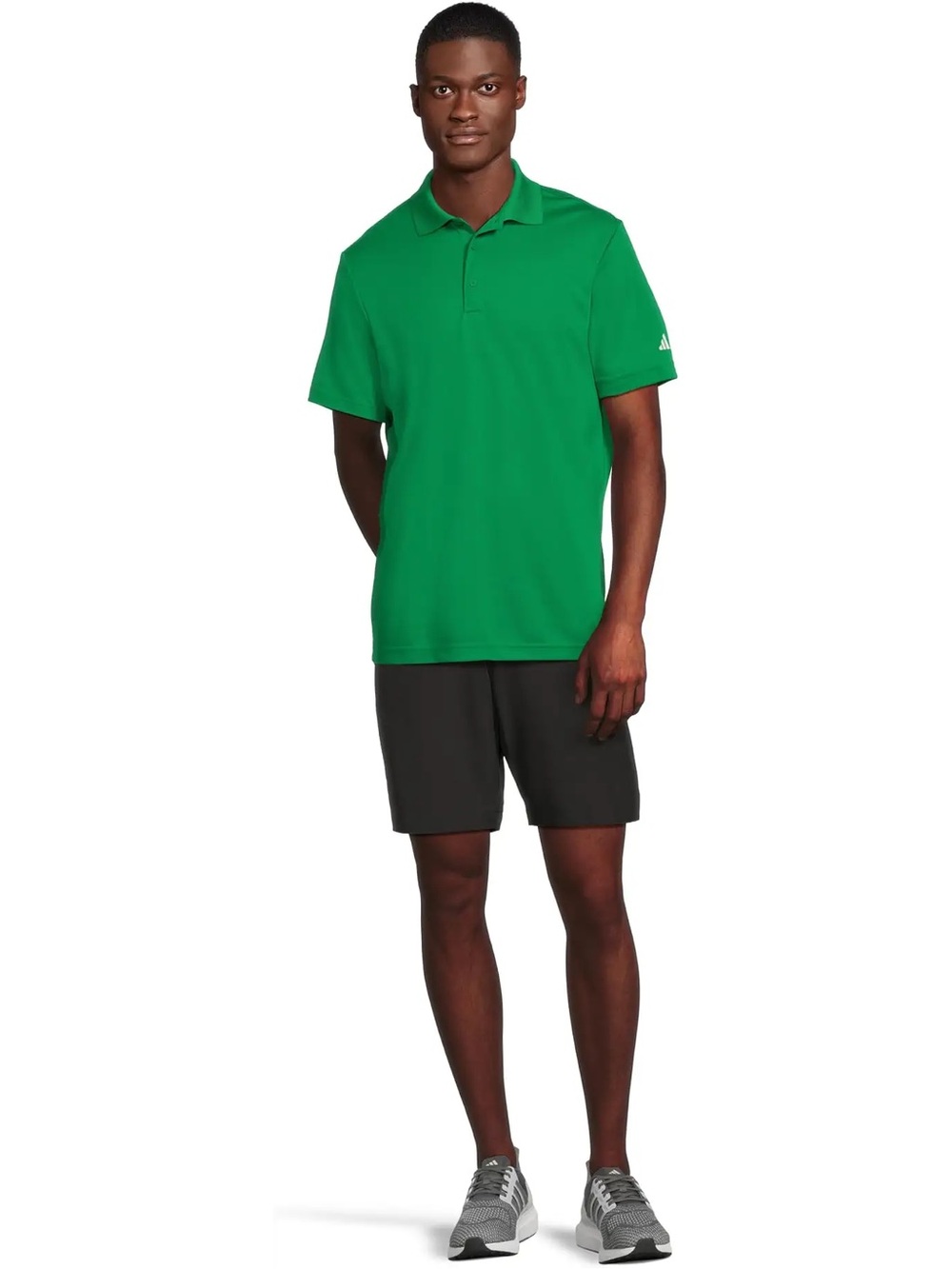 adidas Men’s Performance Bright Green Polo Shirt